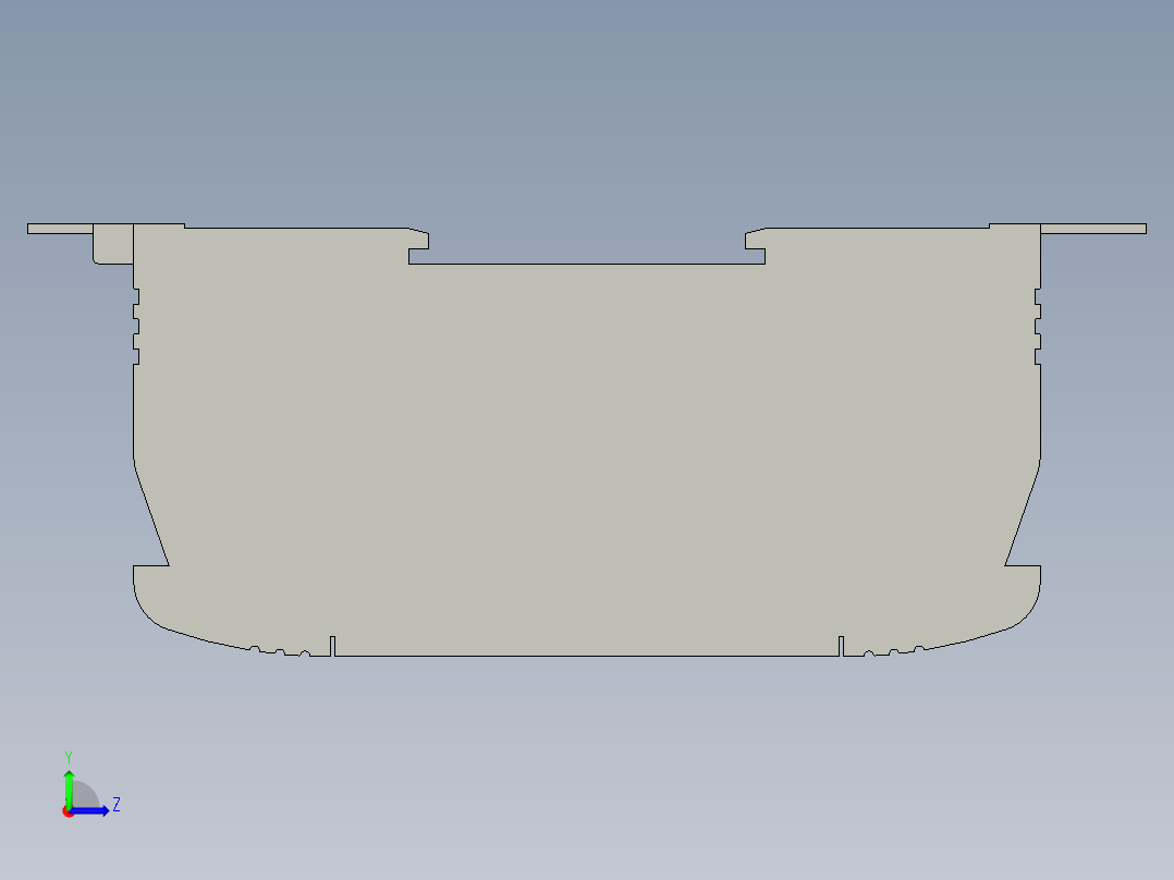 基恩士CV-110controler_kc图纸模型左视图