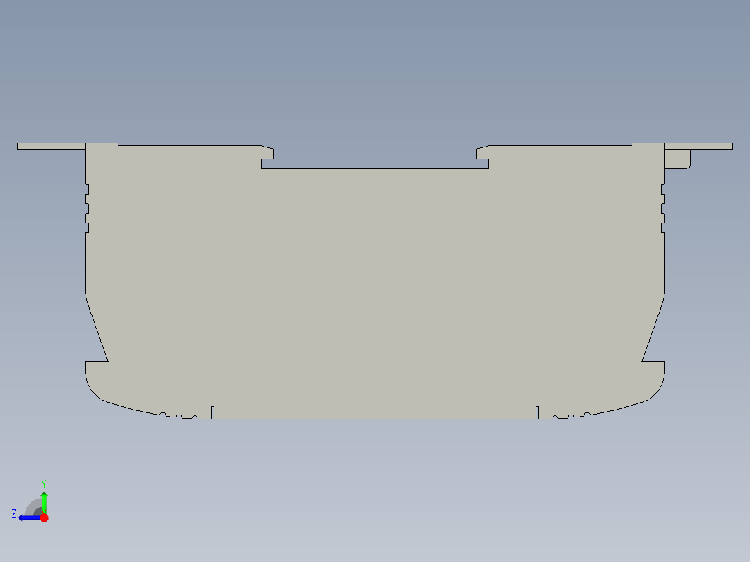 基恩士CV-110controler_kc图纸模型右视图