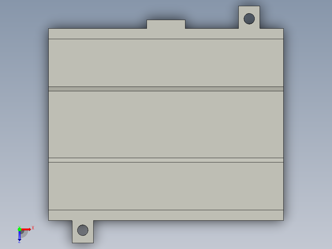 基恩士CV-110controler_kc图纸模型俯视图