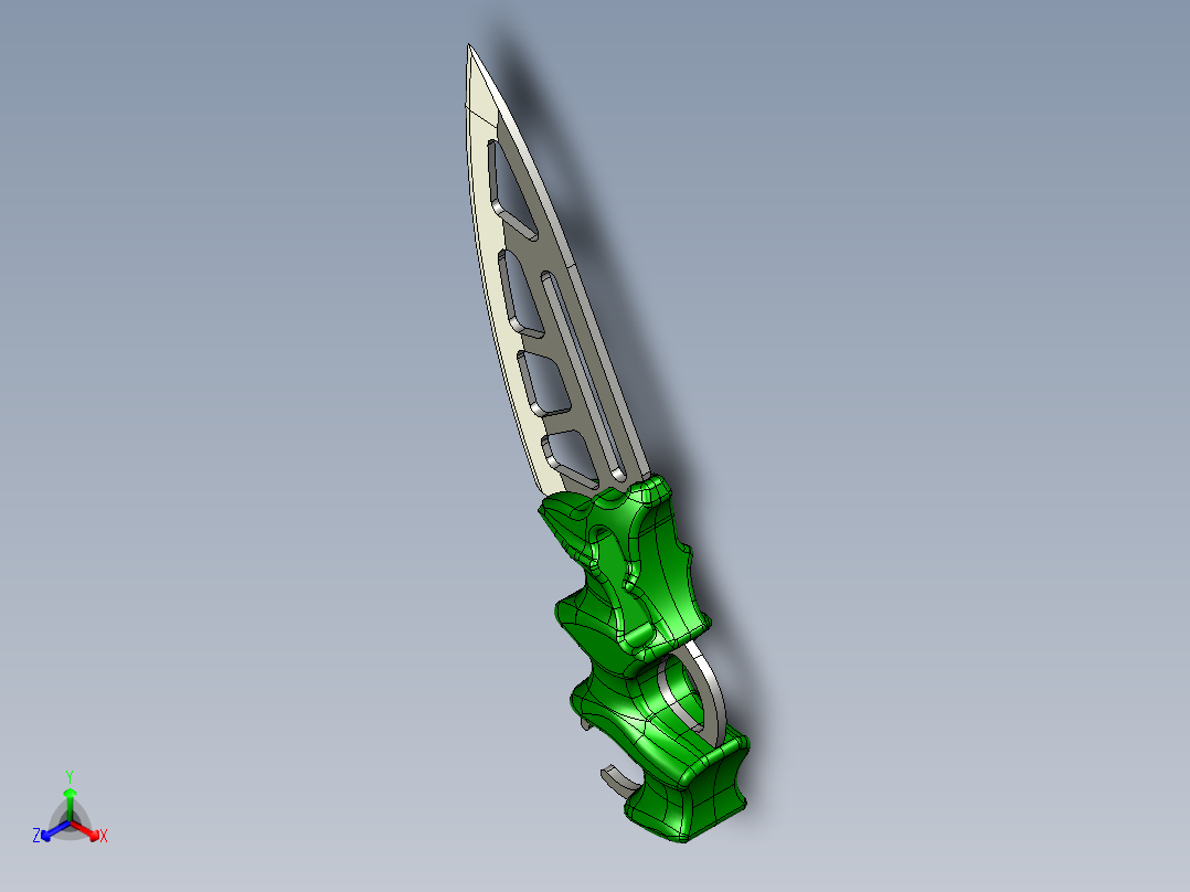 <span style='color: red'>小刀</span>3D<span style='color: red'>模型</span>