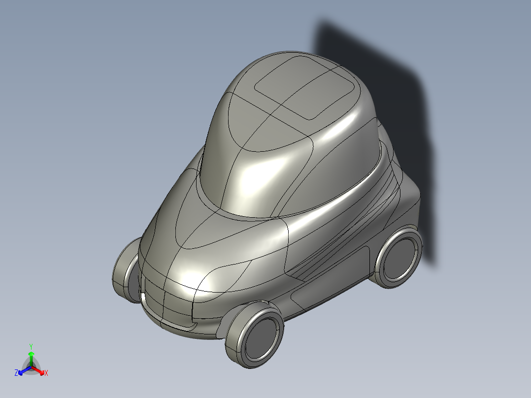 <span style='color: red'>一款</span>创意小型电动<span style='color: red'>汽车</span>