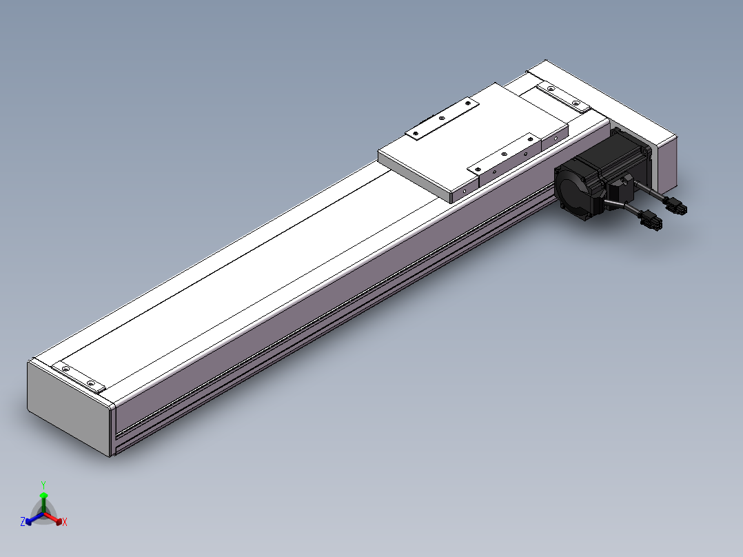 精密模组MC140-L05-500-BR-M200-C4正等轴测图