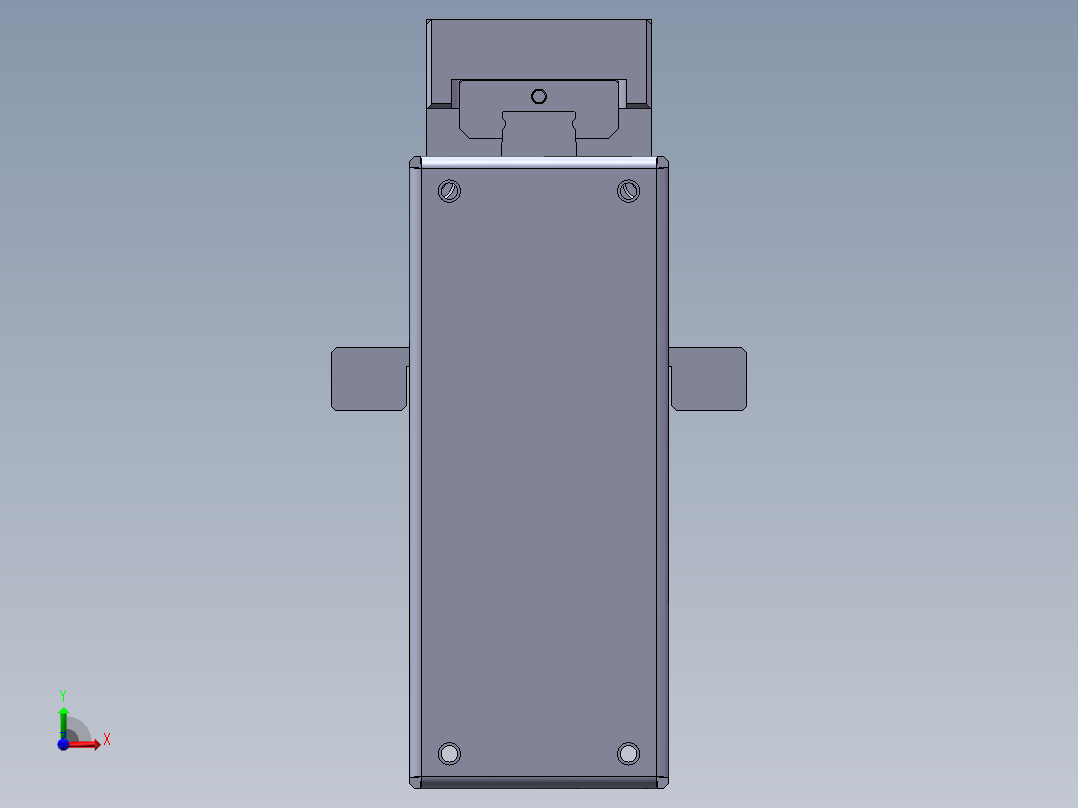 电动滑台模组SEH50L-BM前视图