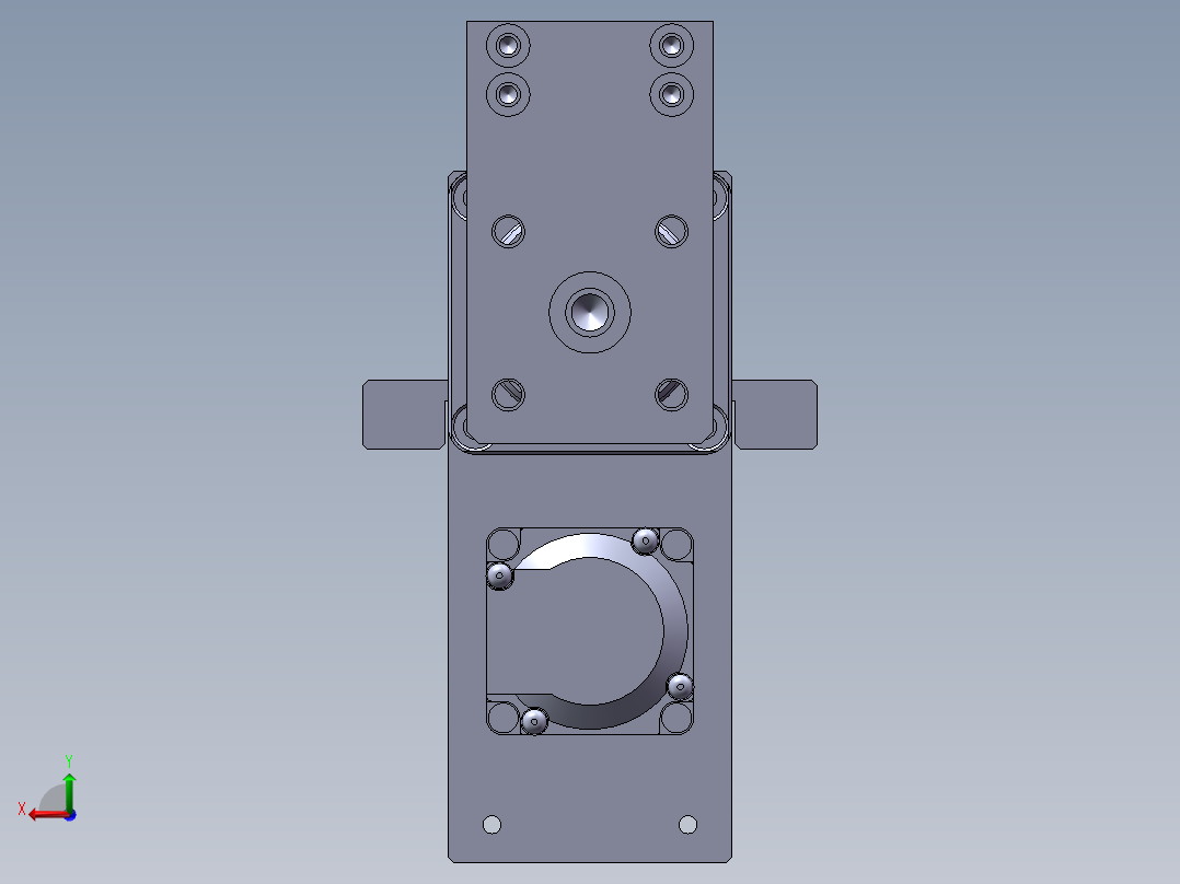 电动滑台模组SEH50L-BM后视图
