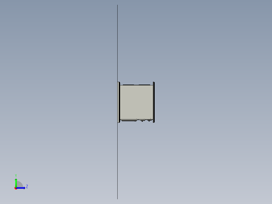 office-table-michel-man-办公室桌椅左视图