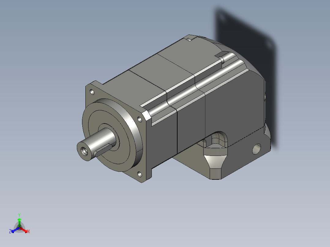 斜齿ZPGH090-L2 14-50-70-M4.STEP正等轴测图