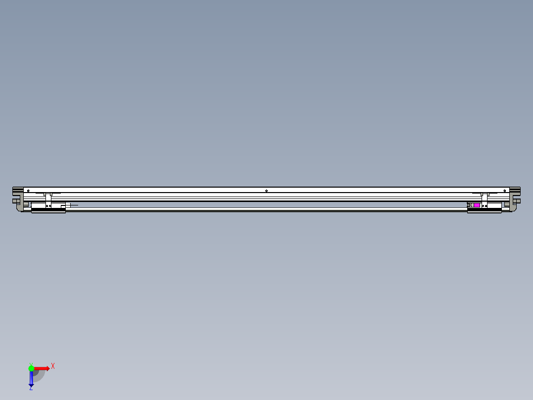 威洛博VL系列3d模型模组2VL14S1Y-S1250俯视图