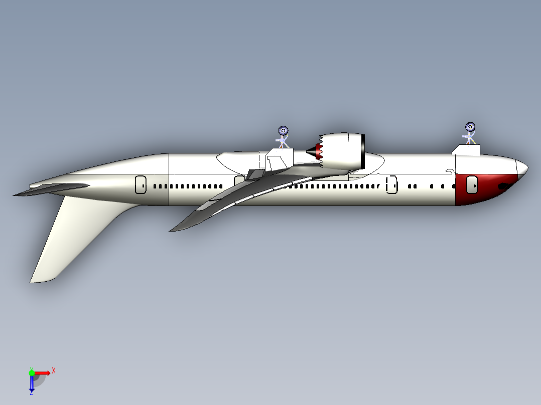 新建 WinRAR ZIP 压缩文件俯视图