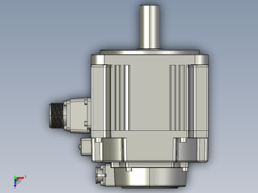 电机MS6G-130CS25BZ2-21P0俯视图