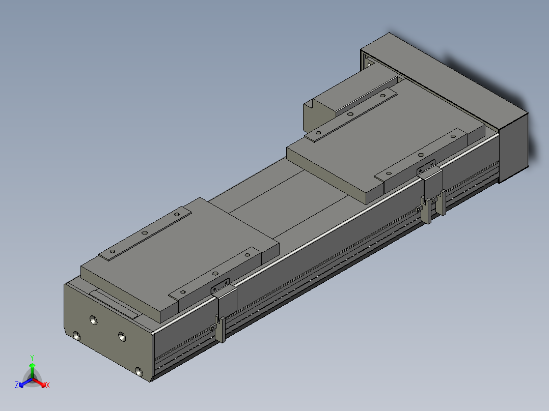 直线模组LHC17-S350-L设计图纸