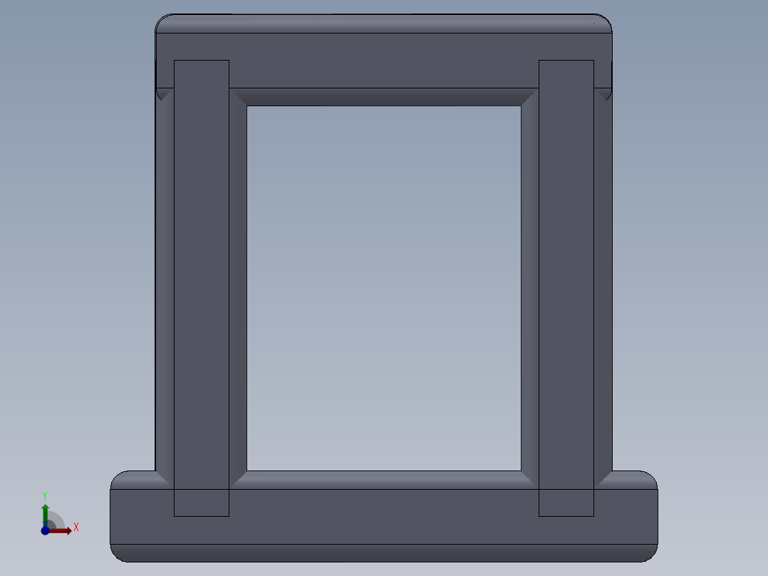 结构件 焊件前视图