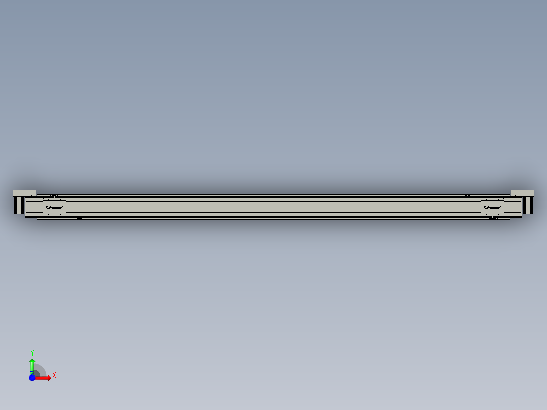 威洛博双电机滑台-VBC14S2-L50-S2800-BLR-P40-C6前视图