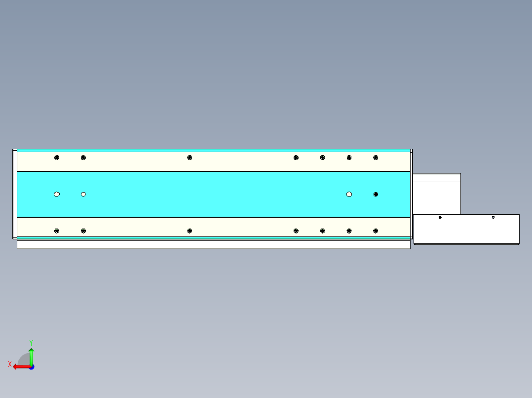 威洛博VBC同步带传动一无尘环境VBC17-L45-S450-BL-ZP75-C3后视图