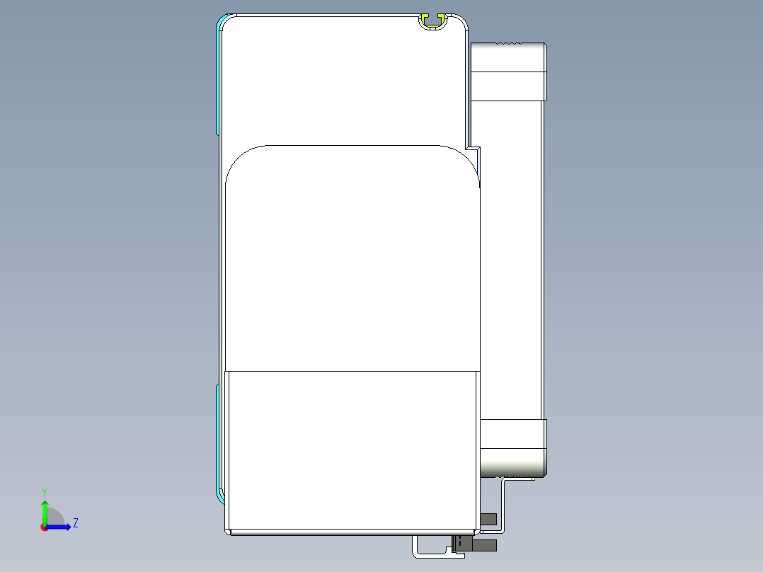 威洛博VBC同步带传动一无尘环境VBC17-L45-S450-BL-ZP75-C3左视图