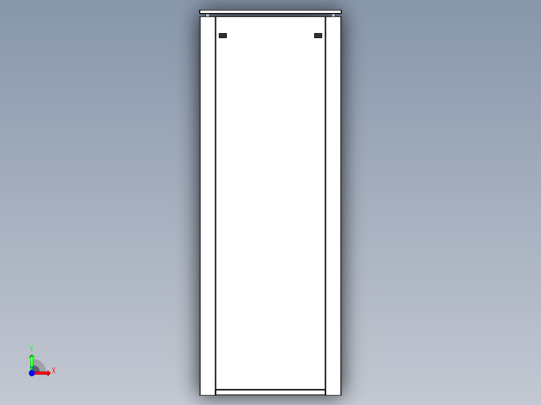 电器柜 电控柜 (10) 机械设计素材前视图