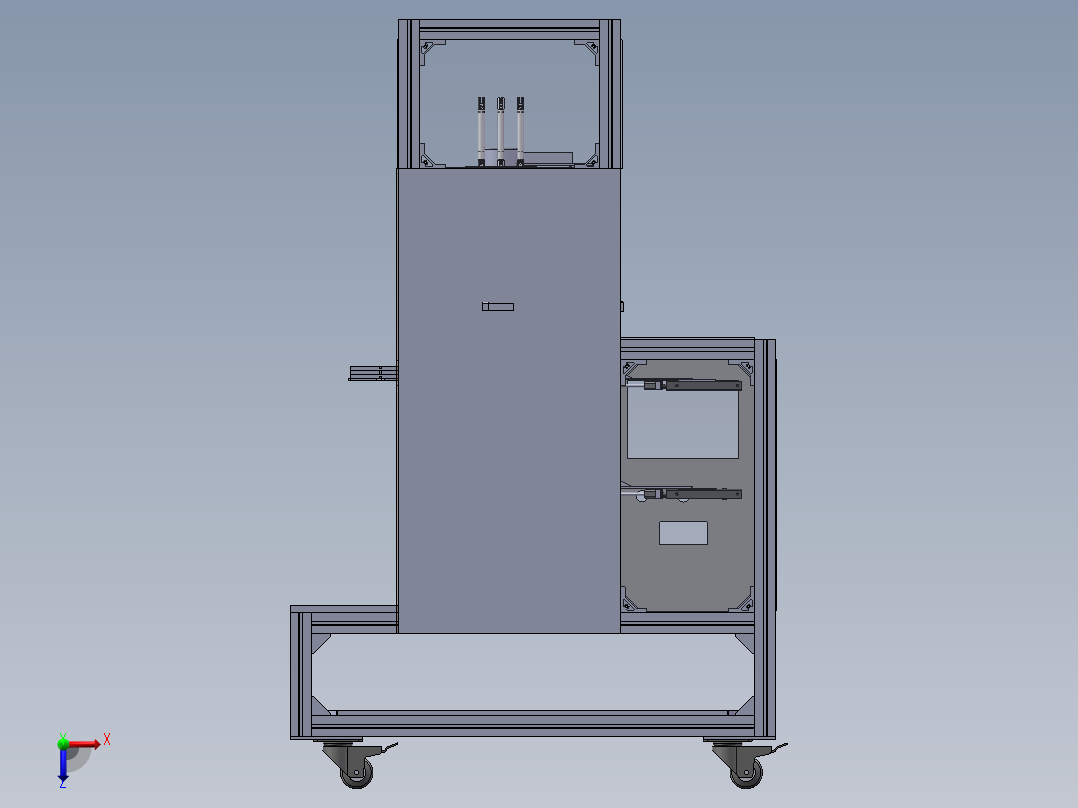 漏电检测机sw18可编辑俯视图