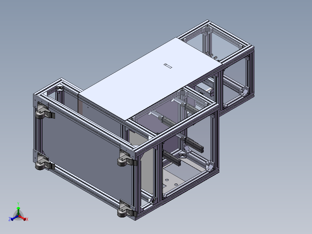 漏电检测机sw18可编辑正等轴测图