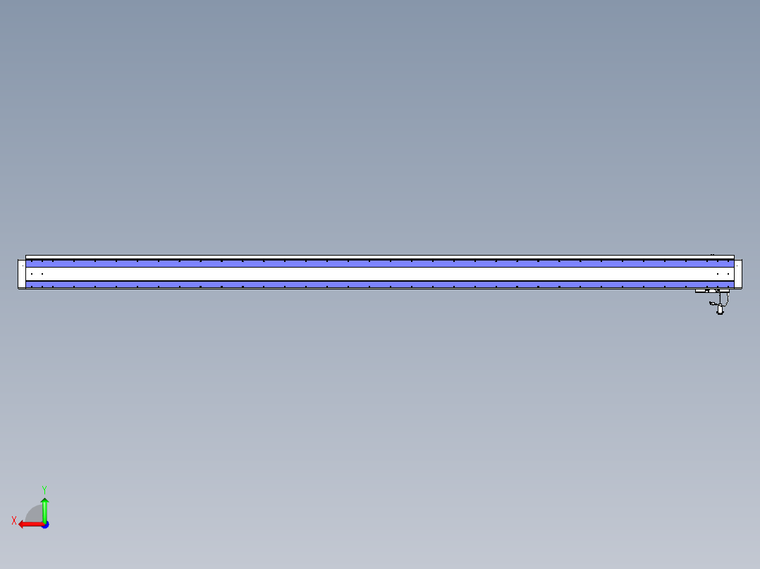 威洛博VL系列直线电机模组-VL14S2-S3150后视图