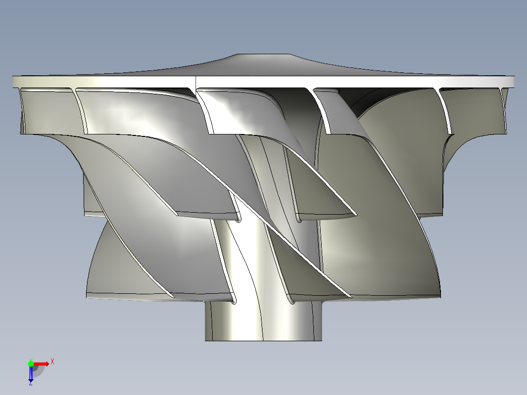 叶轮 (29)俯视图