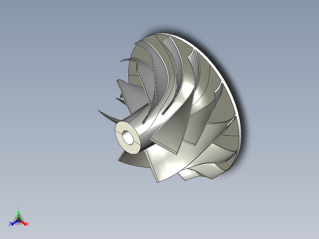 叶轮 (29)正等轴测图