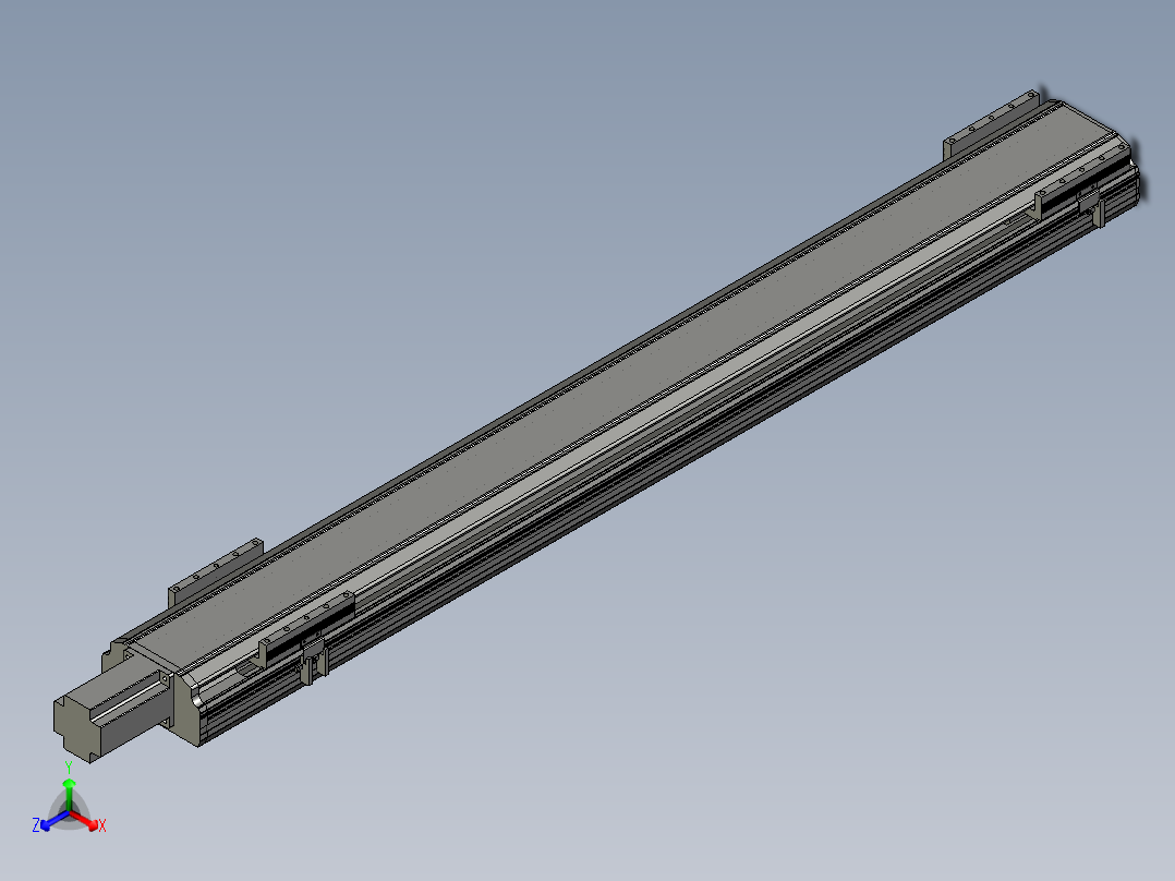 直线模组LHA17-S1300-M设计图纸