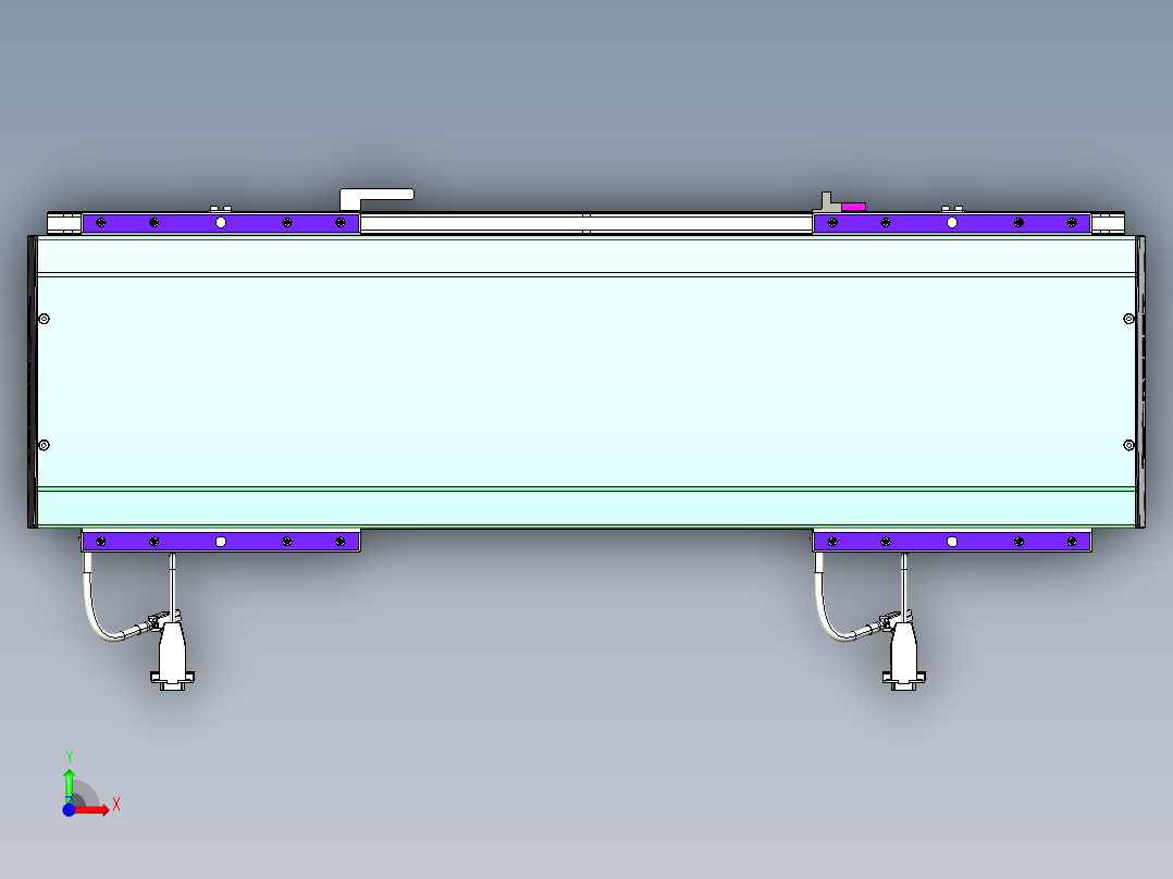 威洛博VL系列直线电机模组-2VL22H3-S300前视图
