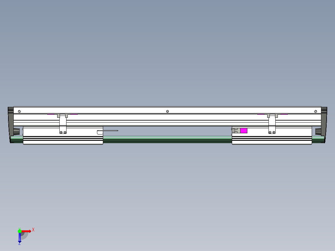 威洛博VL系列直线电机模组-2VL22H3-S300俯视图