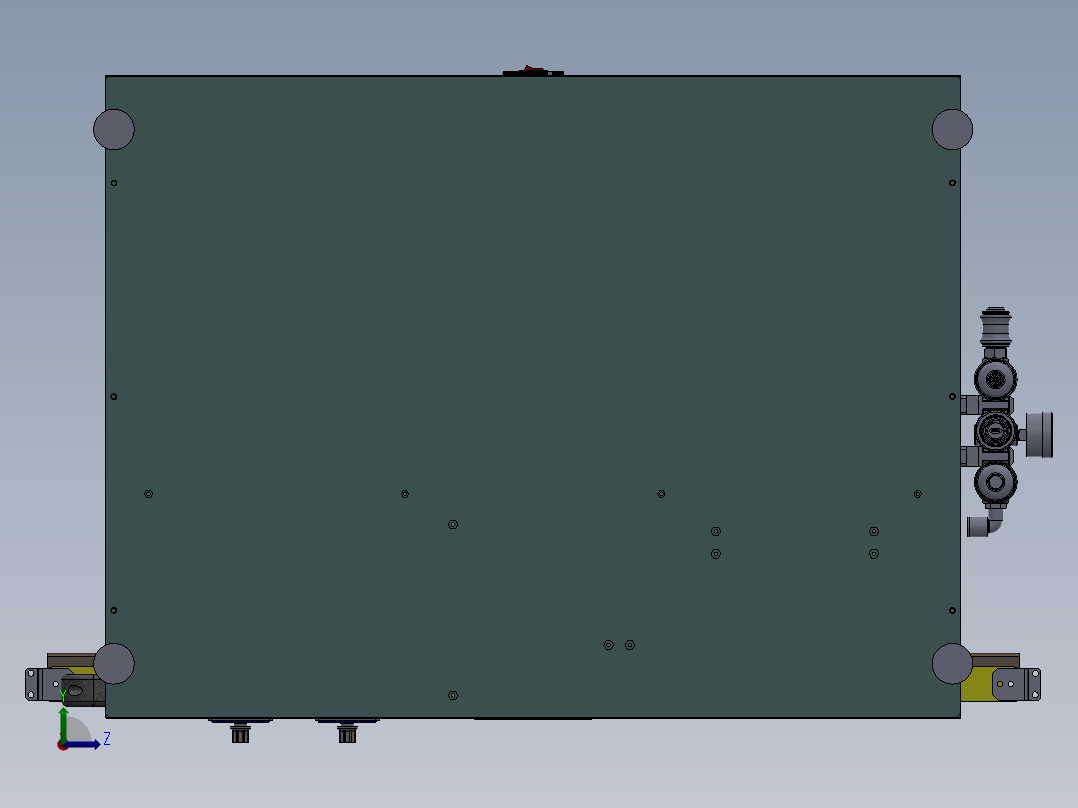 小型气缸压力机左视图