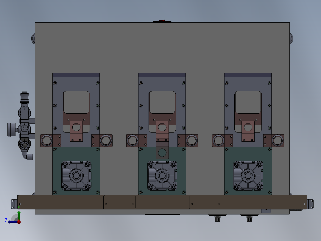 小型气缸压力机右视图