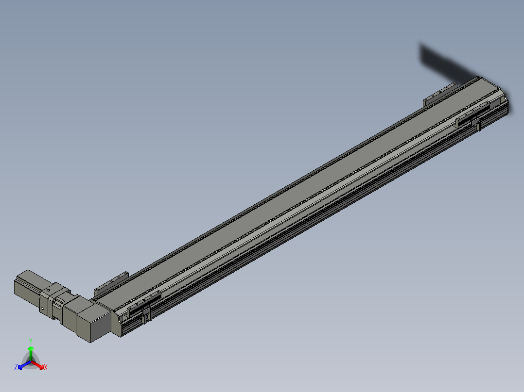 直线模组LHB17-L40-S1550-R(B)设计图纸