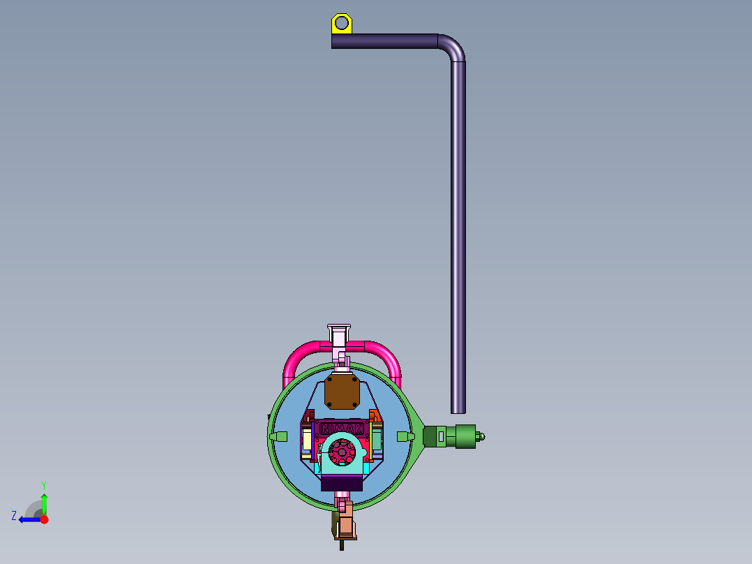 德国尼玛克NIMAK焊接设备C焊钳右视图