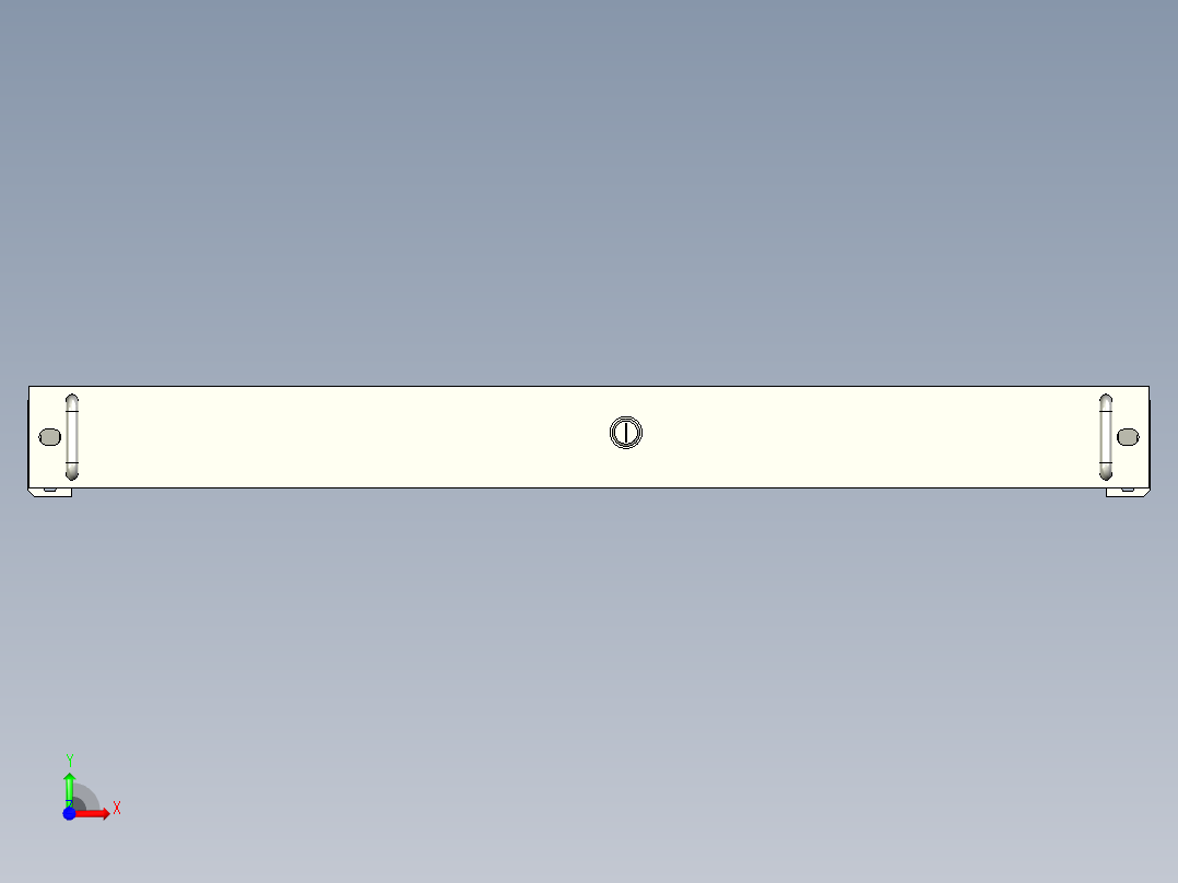 Rittal-1U工控机消防用-7338.321前视图