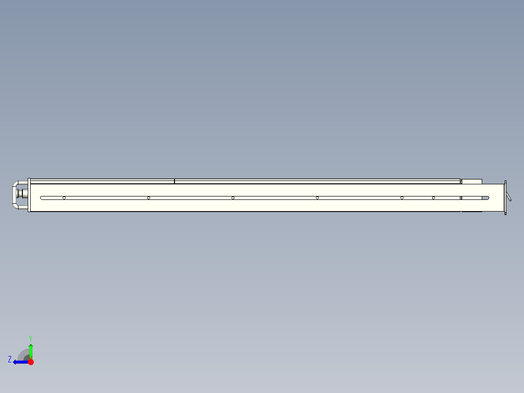 Rittal-1U工控机消防用-7338.321右视图