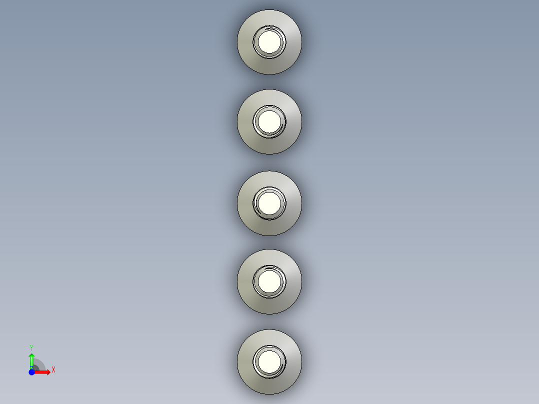 内六角螺栓-M10 Set_CSK Allen Bolt前视图