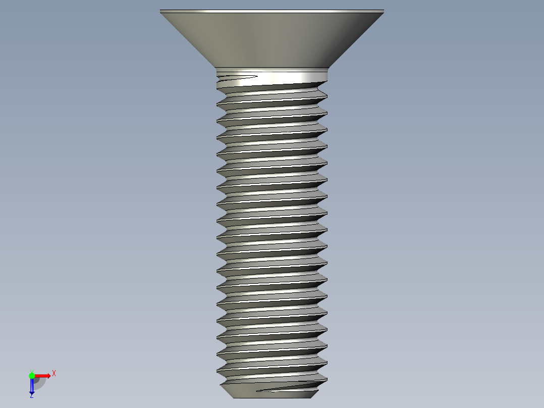 内六角螺栓-M10 Set_CSK Allen Bolt俯视图