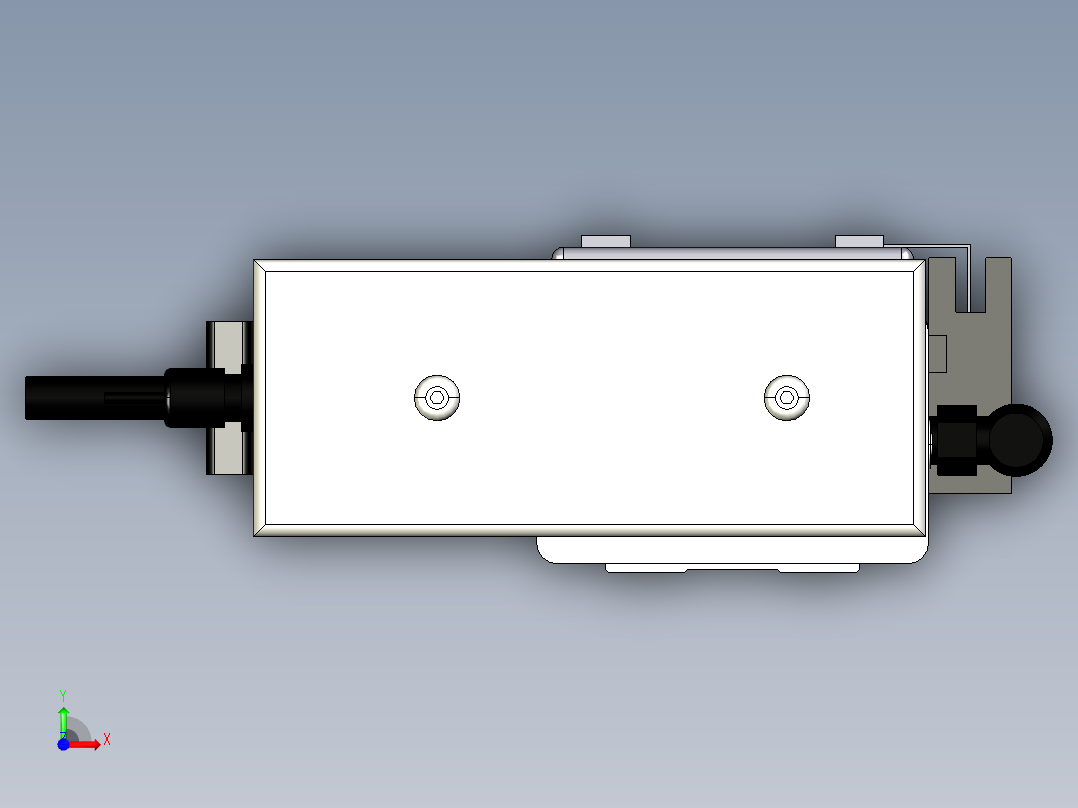 Toyo东佑达直线模组-ECH6-300-BR.igs前视图