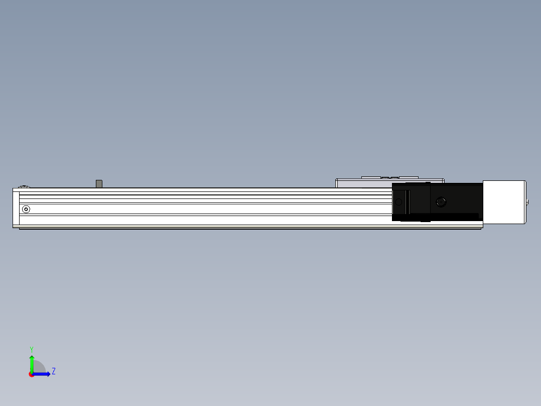 Toyo东佑达直线模组-ECH6-300-BR.igs左视图