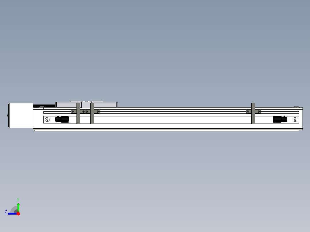 Toyo东佑达直线模组-ECH6-300-BR.igs右视图