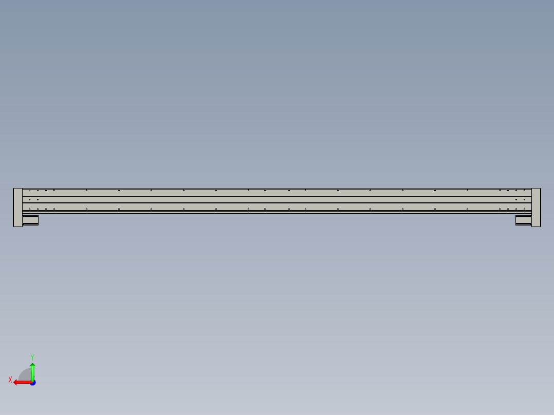威洛博双电机滑台-VC14D2-S1300-BLR-P40-C6后视图
