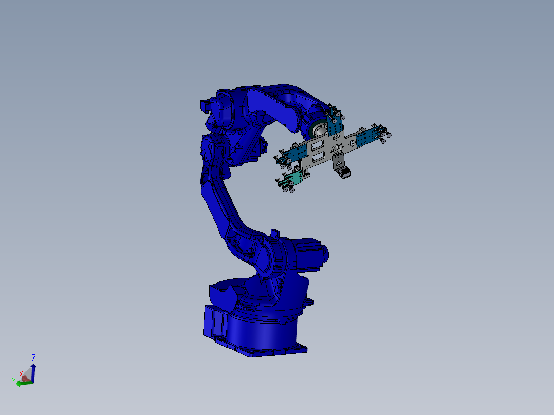 <span style='color: red'>机器人</span>取料检测抓手sw18可编辑