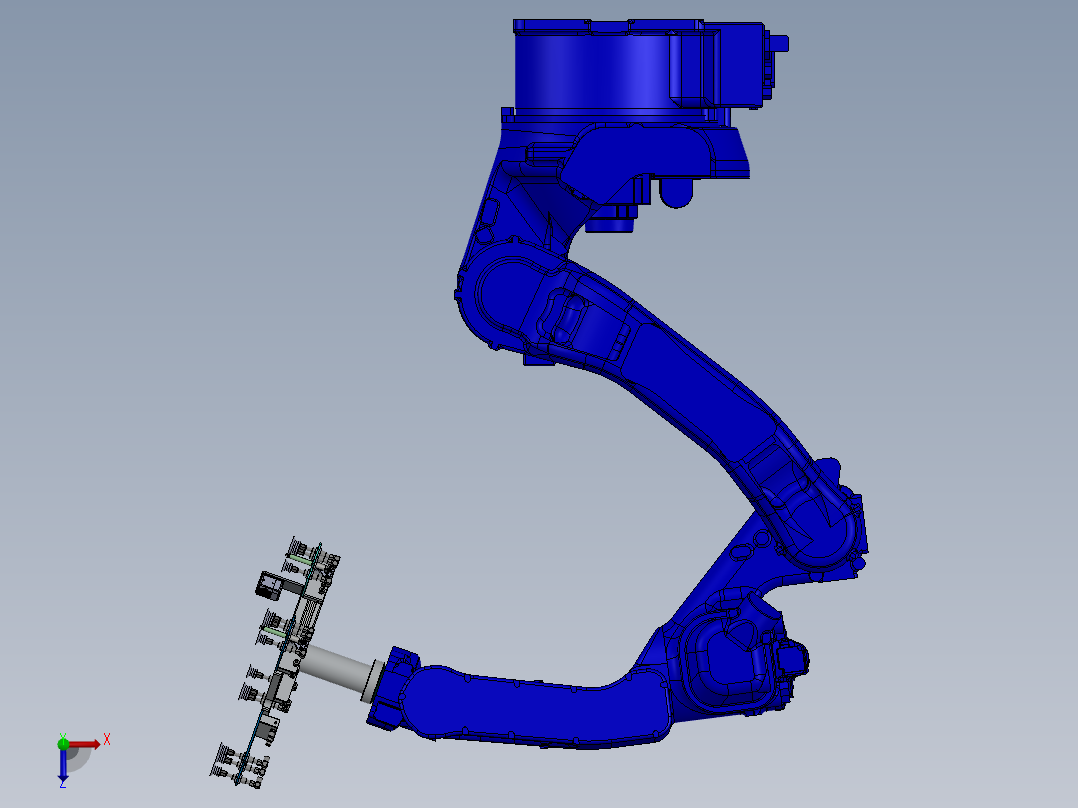机器人取料检测抓手sw18可编辑俯视图