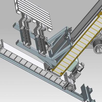 自动化大型堆垛机 非标自动化设备3D图纸3D模型