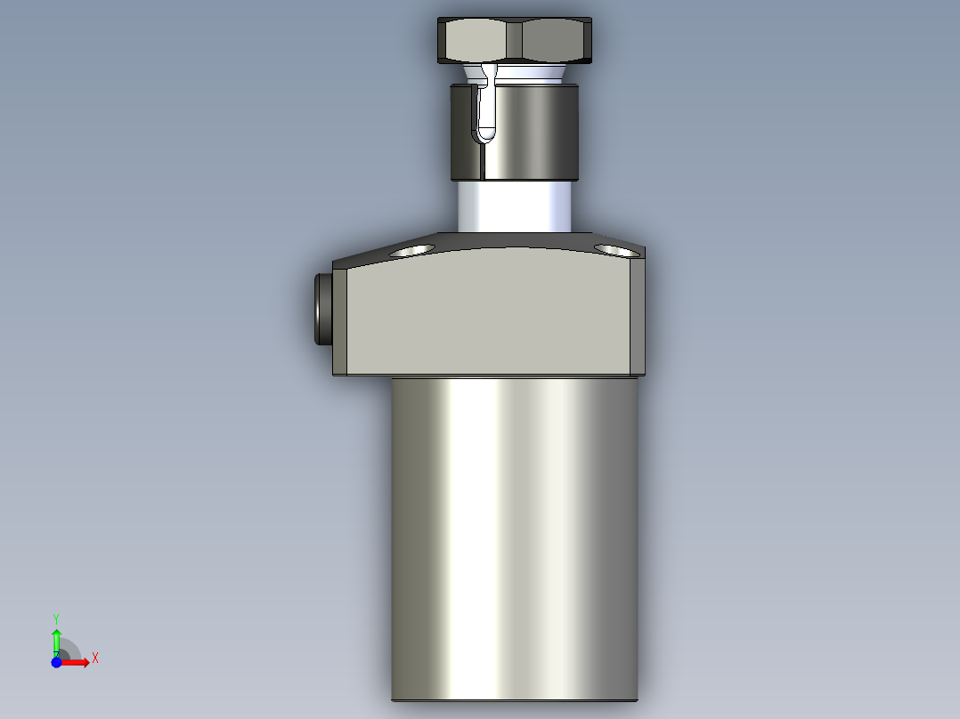 KOSMEKLHS0480-CR-Y60多系列多零件图纸模型前视图