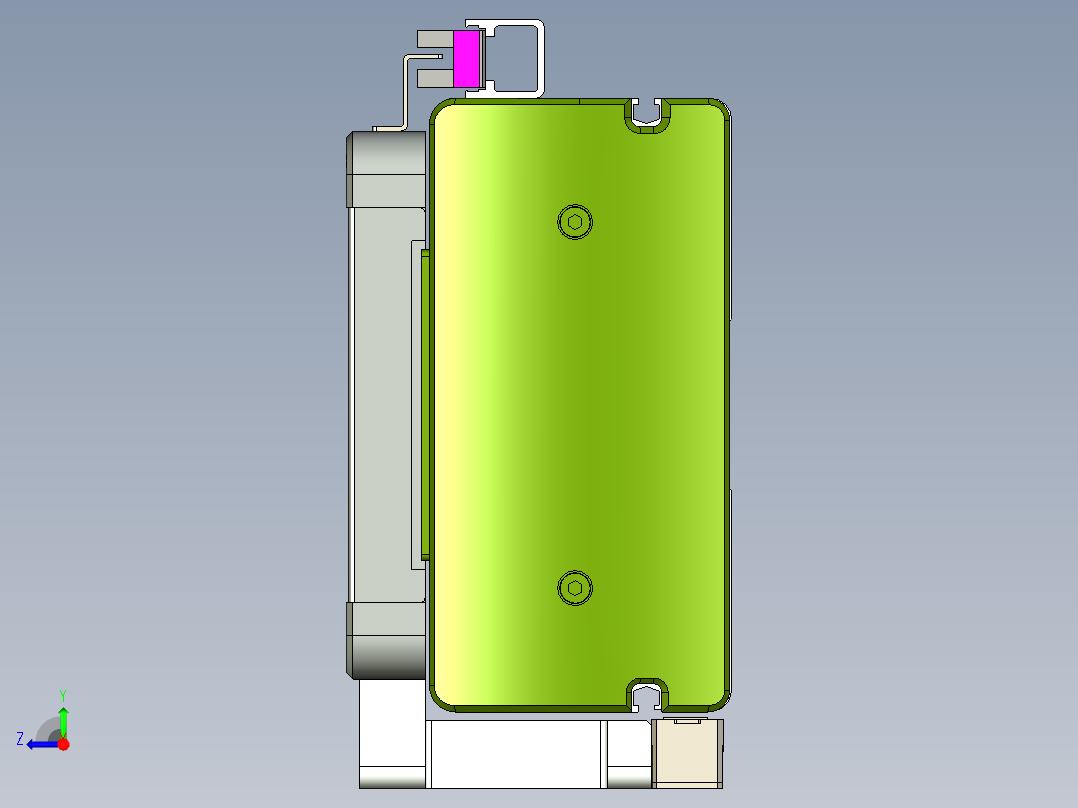 威洛博LC系列3d模型模组2LC14S2Y-S1700右视图