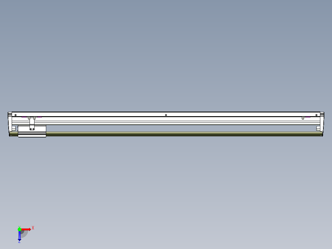 威洛博VL系列3d模型模组VL22H1Y-S1050俯视图