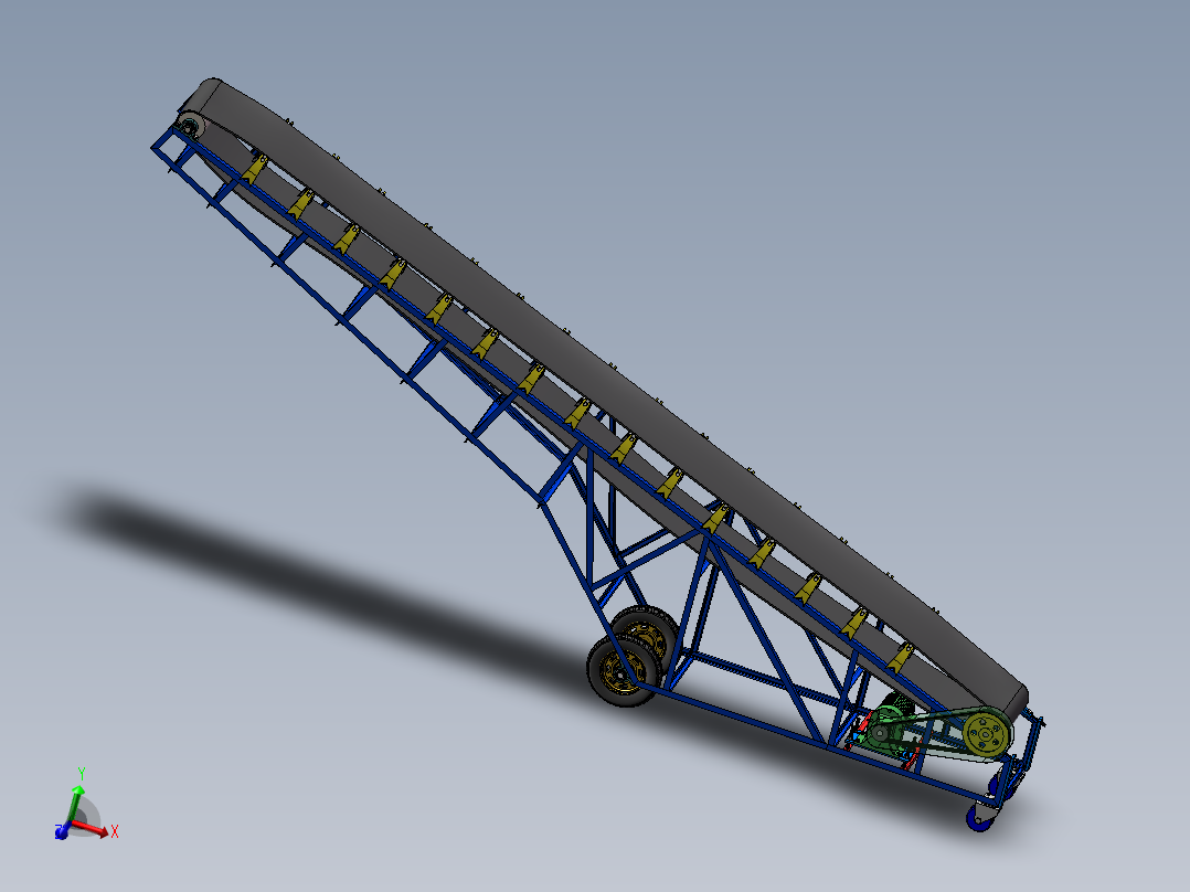 移动式<span style='color: red'>输送机</span>SW三维图==1322535==80