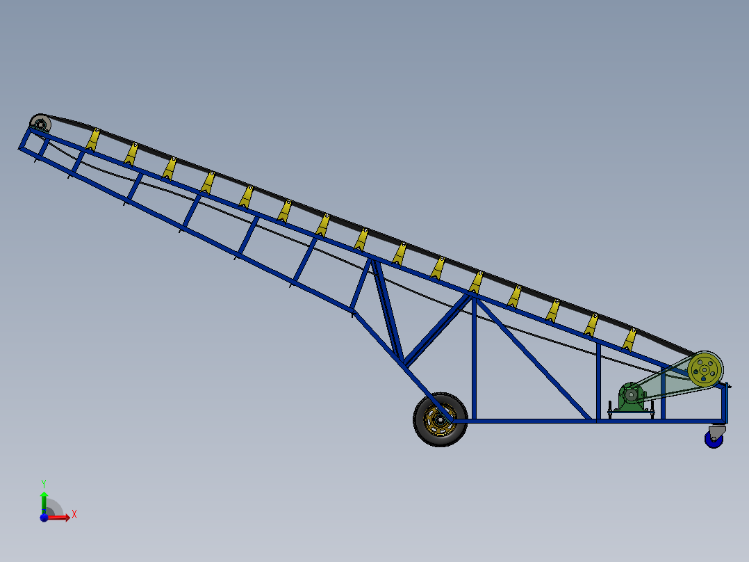 移动式输送机SW三维图==1322535==80前视图