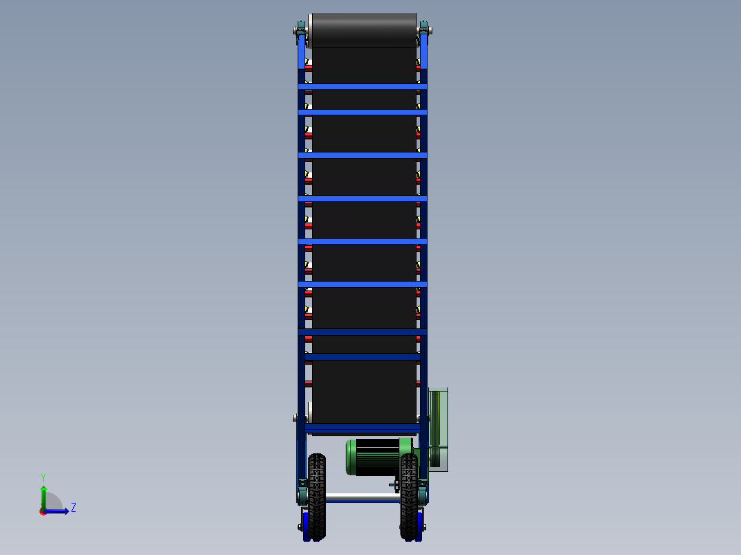 移动式输送机SW三维图==1322535==80左视图