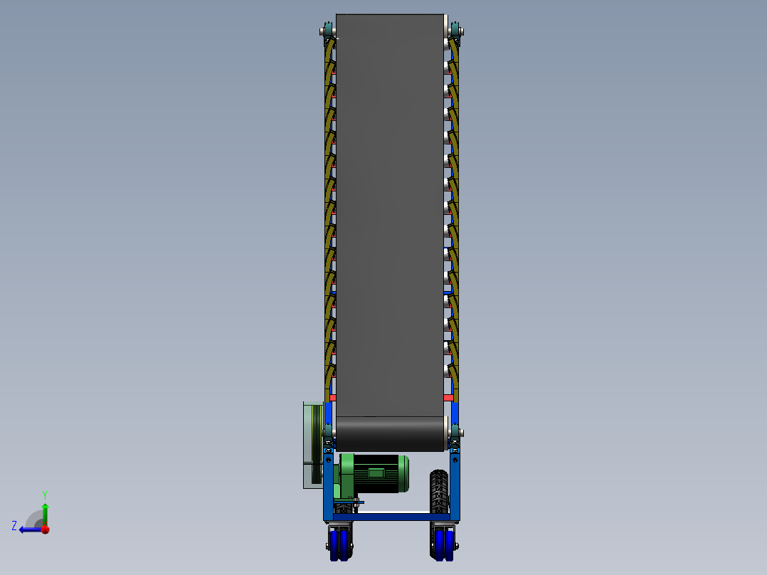 移动式输送机SW三维图==1322535==80右视图