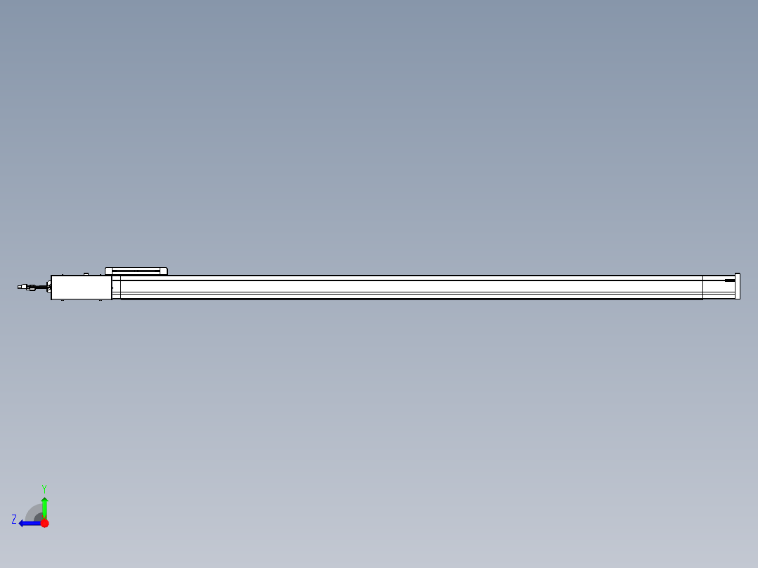 威洛博LB.GB同步带传动--欧规系列LB6A-L65-S1450-BL右视图